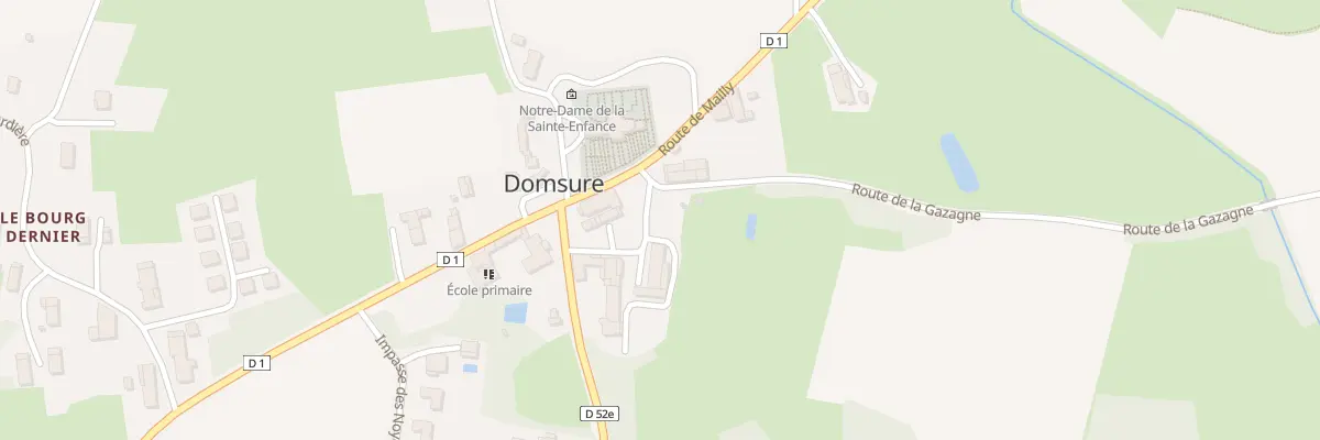 Plan du 10A Rte de la Gazagne à Domsure
