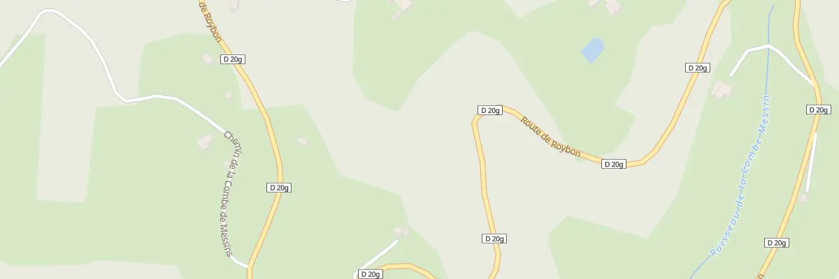 Plan du 6180 Rte de Roybon à Saint-Paul-d’Izeaux