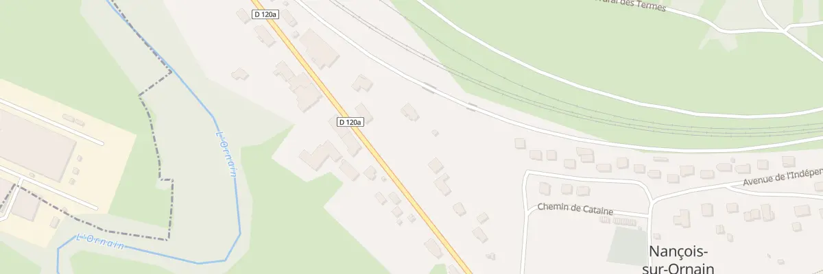 Plan du 10 Av de la Gare à Nançois-sur-Ornain