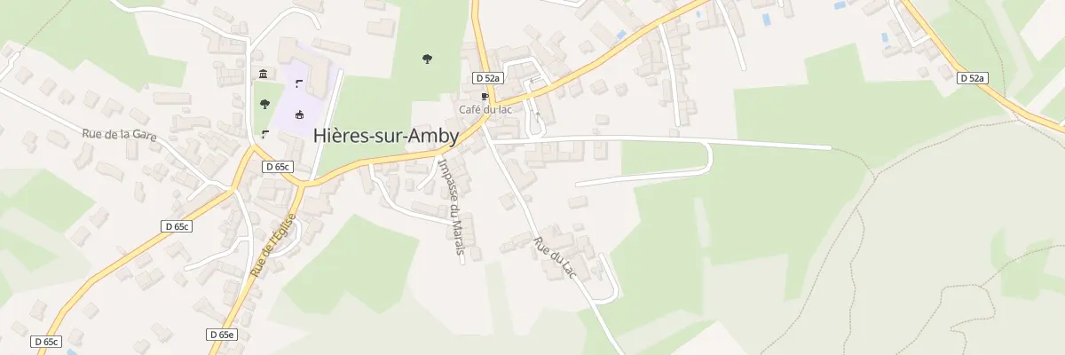 Plan du 9 Rue du Lac à Hières-sur-Amby