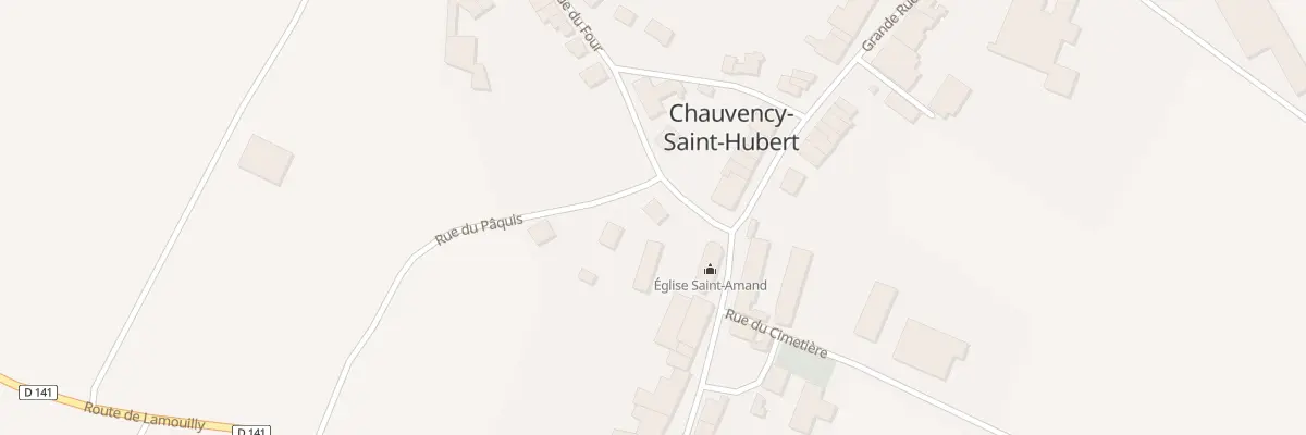 Plan du 1 Rue du Paquis à Chauvency-Saint-Hubert
