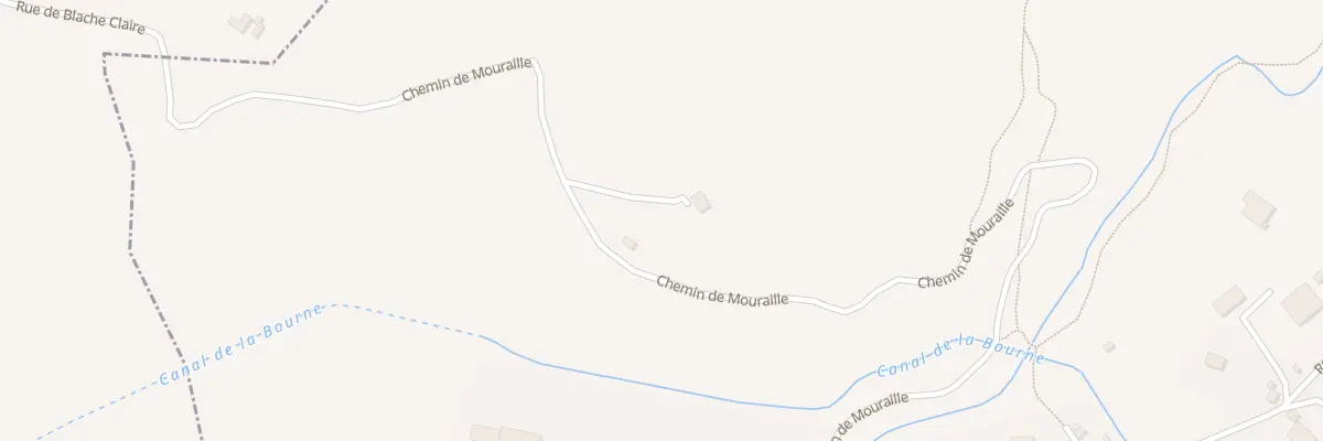 Plan du 800 Chem de Mouraille à Auberives-en-Royans