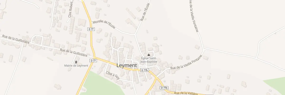 Plan du 82 Rue de l’École à Leyment