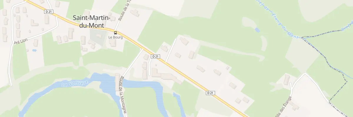 Plan du 5672 Rte de Louhans à Saint-Martin-du-Mont