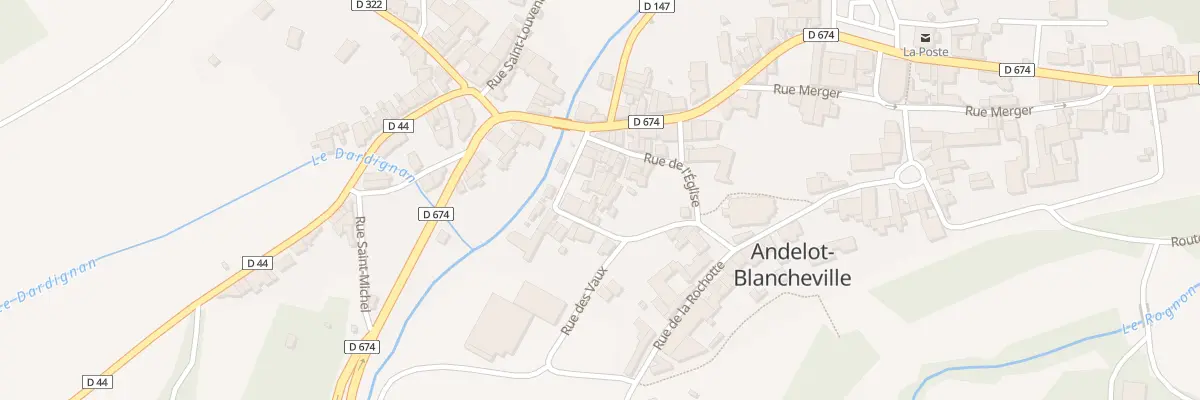 Plan du 6 Rue de l’Eglise à Andelot-Blancheville