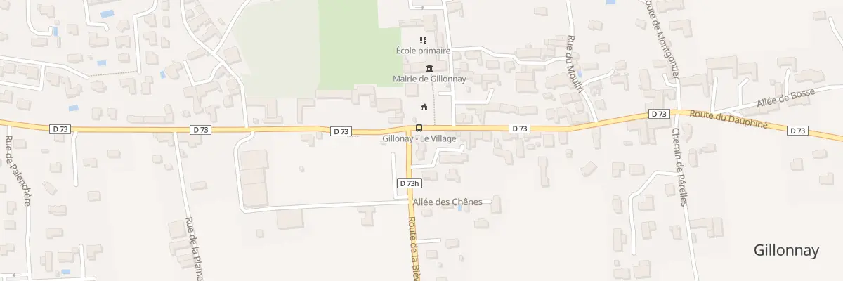 Plan du 41 Rte de la Bièvre à Gillonnay