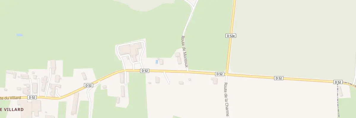 Plan du 1948 Rte de Montoux à Domsure