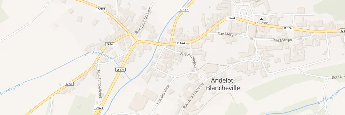 Plan du 4 Rue de l’Eglise à Andelot-Blancheville