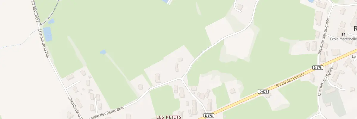 Plan du 124 All des Petit Bois à Ratte