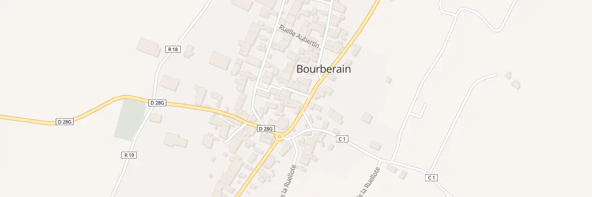 Plan du 1 Rle Favet à Bourberain