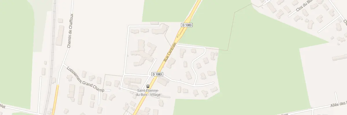 Plan du 744A Rue Centrale à Saint-Étienne-du-Bois