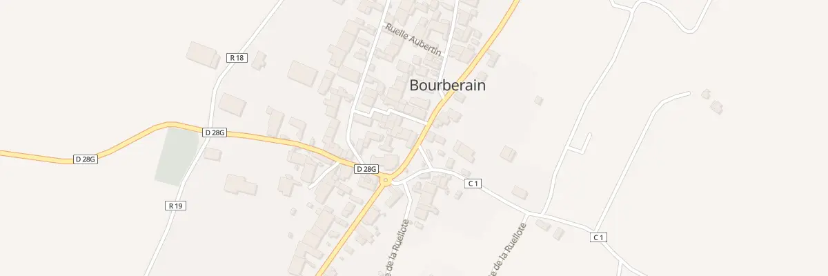 Plan du 3 Rte de Fontaine à Bourberain