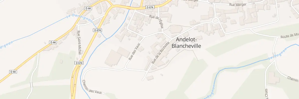 Plan du 10 Rue de la Rochotte à Andelot-Blancheville