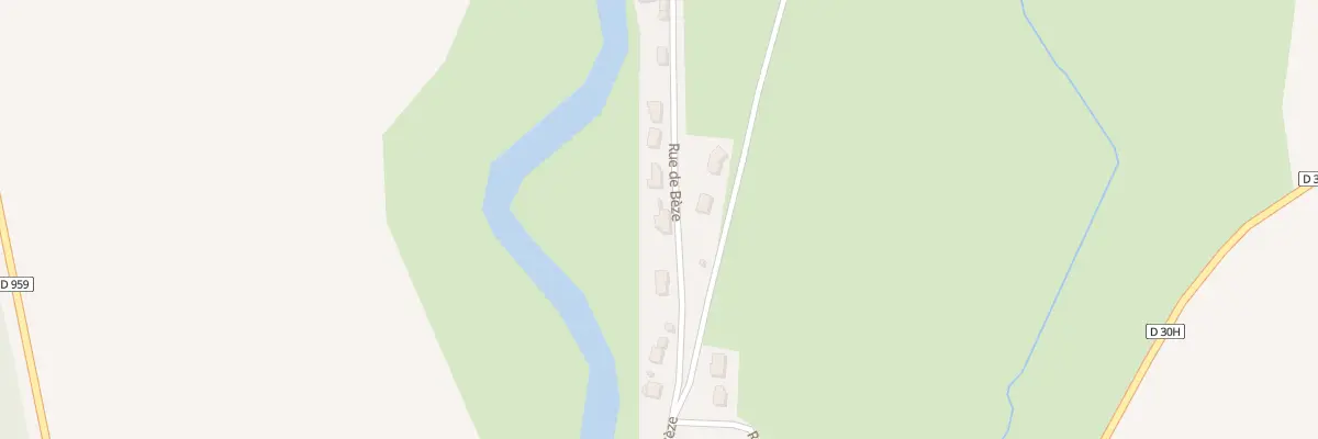 Plan du 29 Rue de Bèze à Noiron-sur-Bèze