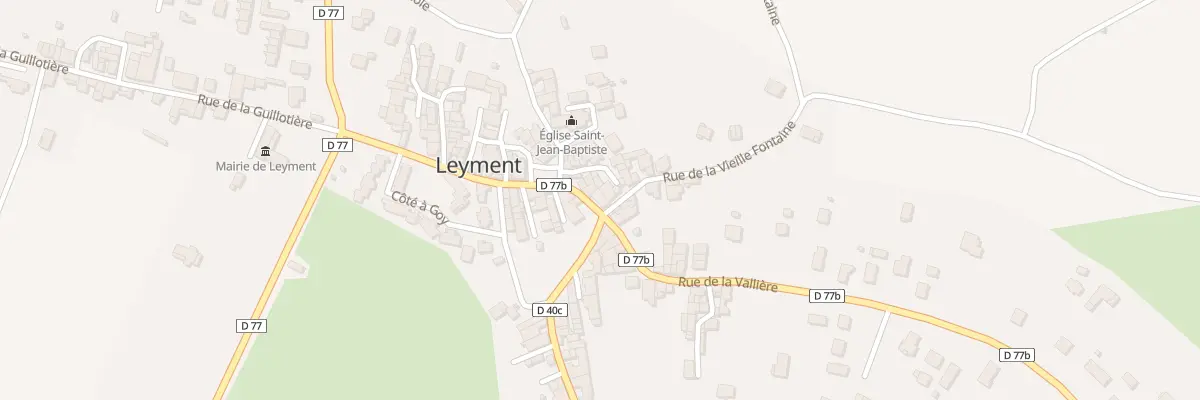 Plan du 6 Rue de la Mairie à Leyment