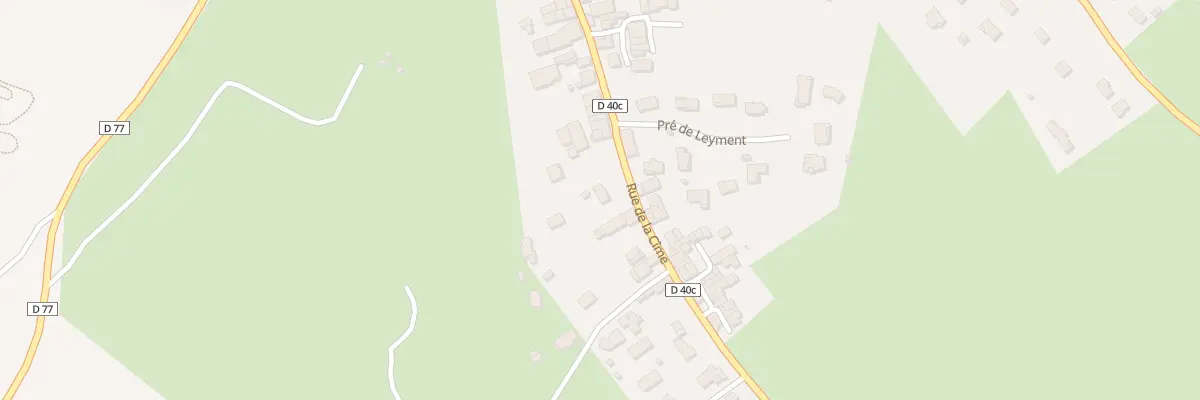 Plan du 346A Rue de la Cîme à Leyment
