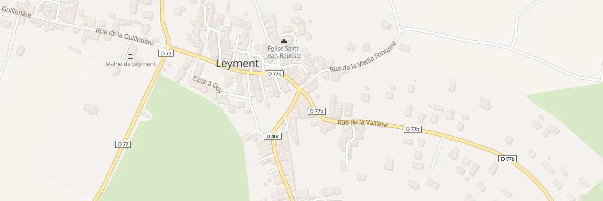 Plan du 11 Rue de la Cîme à Leyment