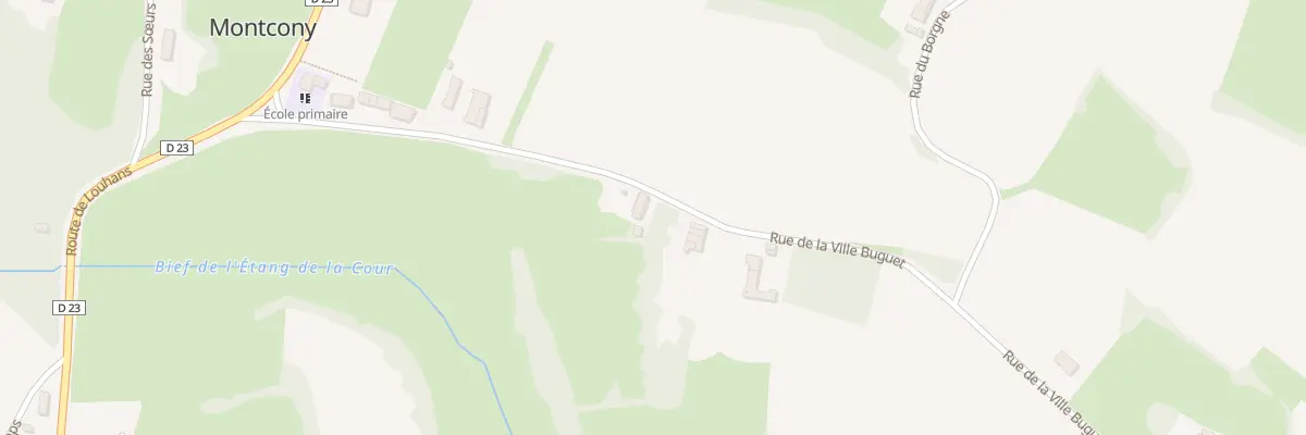 Plan du 309 Rue de la Ville Buguet à Montcony