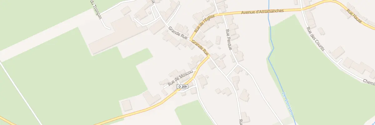 Plan du 8 Rue de la Brassine à Quincy-Landzécourt