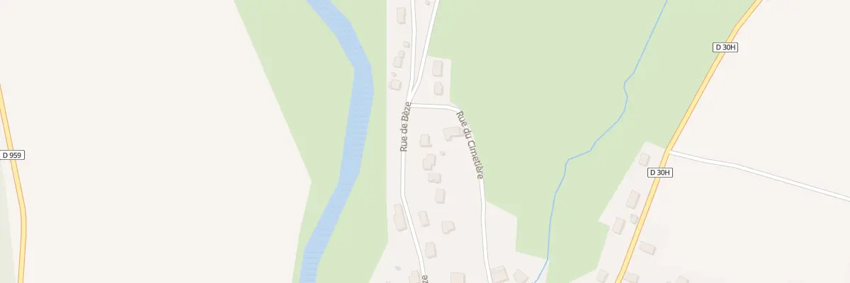 Plan du 20 Rue de Bèze à Noiron-sur-Bèze