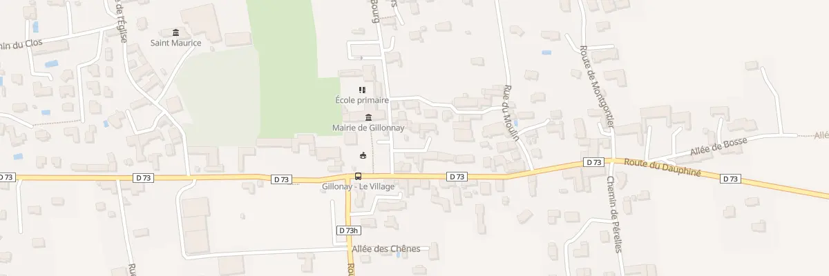 Plan du 32 Rue du Bourg à Gillonnay