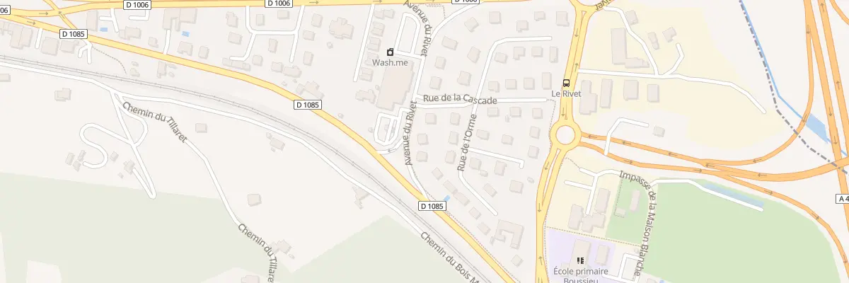 Plan du 4 Av du Rivet à Bourgoin-Jallieu