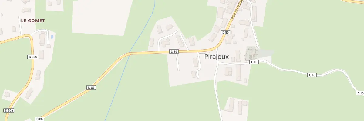 Plan du 27 All du Champ de la Grange à Pirajoux