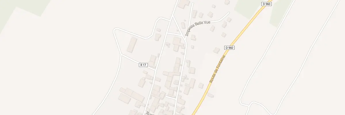 Plan du 33 Rte de Chazeuil à Bourberain