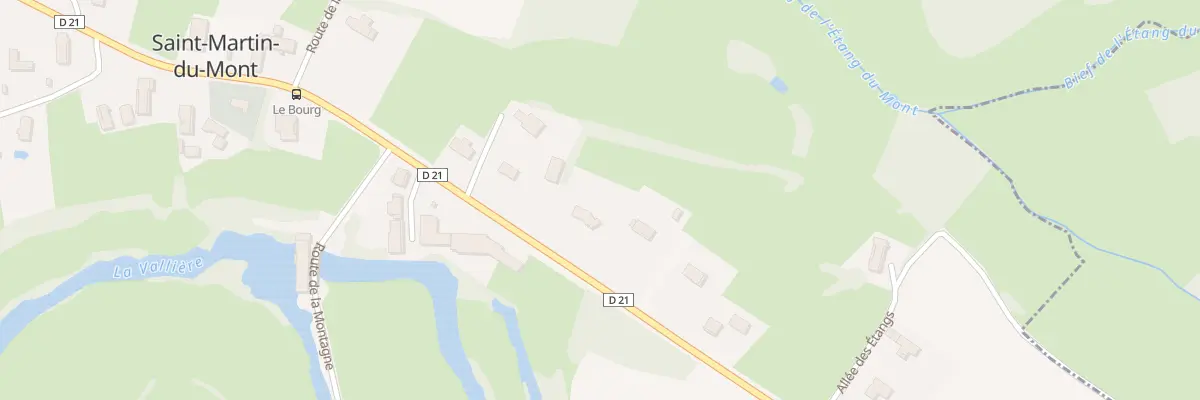Plan du 5784 Rte de Louhans à Saint-Martin-du-Mont