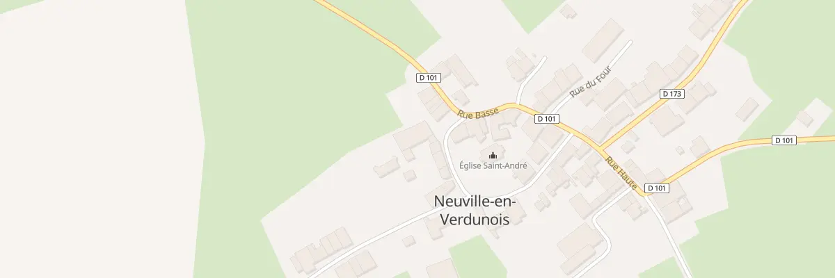 Plan du 2 Rue de la Mairie à Neuville-en-Verdunois