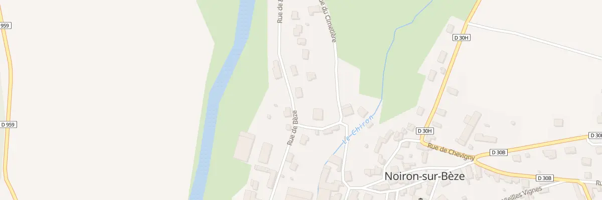Plan du 10 Rue de Bèze à Noiron-sur-Bèze
