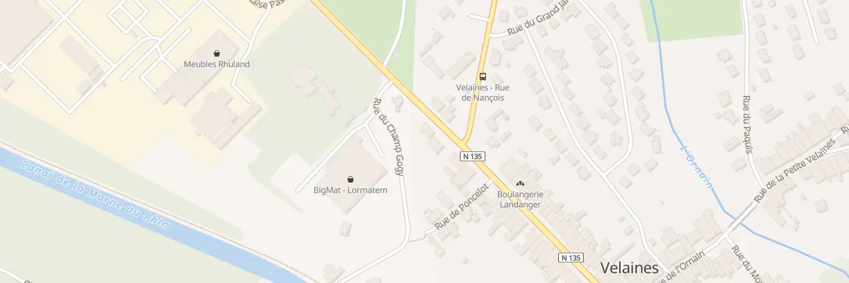 Plan du 46 Rue de Tronville à Velaines