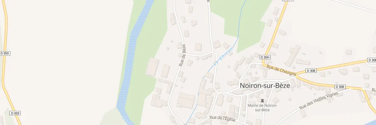 Plan du 6 Rue de Bèze à Noiron-sur-Bèze
