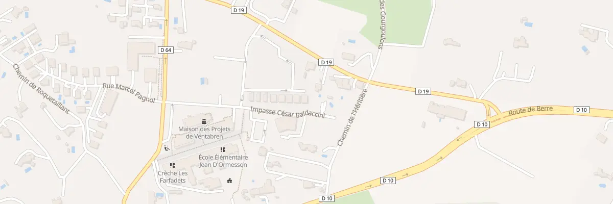 Plan du 220J Rue Franz Mayor de Montricher à Ventabren