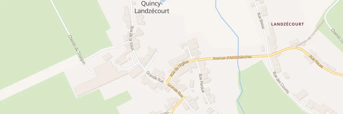 Plan du 5 Rue de l’Eglise à Quincy-Landzécourt