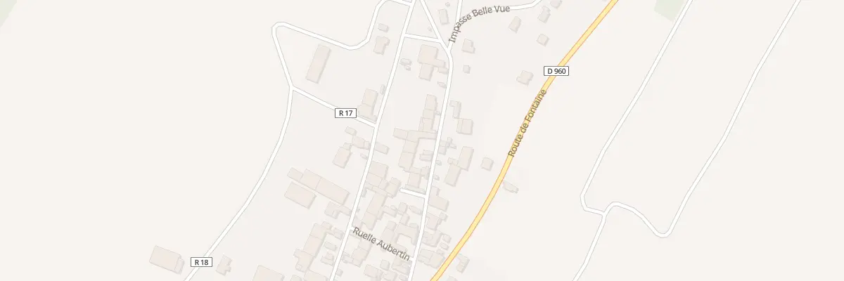 Plan du 27 Rte de Chazeuil à Bourberain