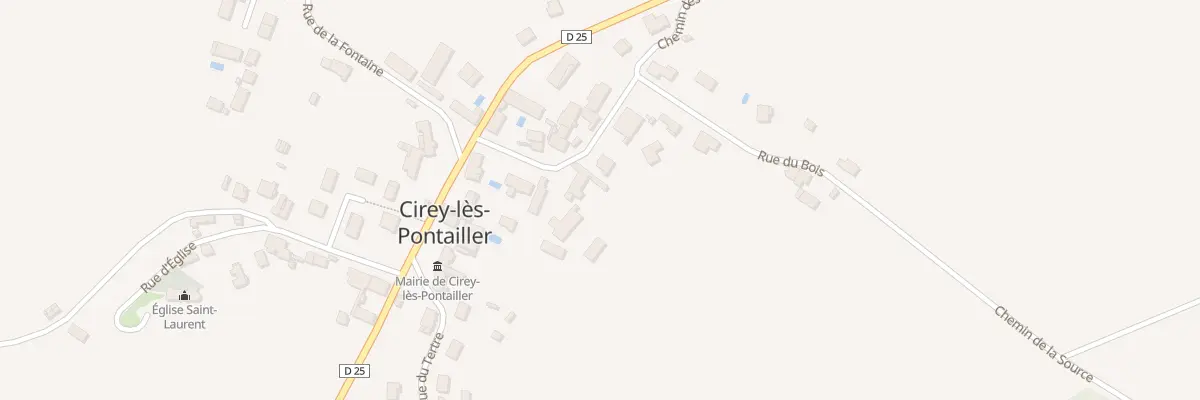 Plan du 10 Pl des Lavandieres à Cirey-lès-Pontailler