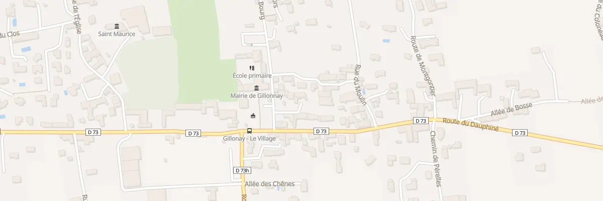 Plan du 28 Rue du Bourg à Gillonnay
