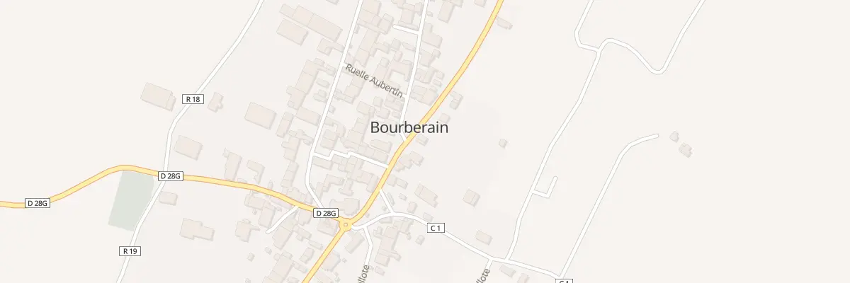 Plan du 8 Rte de Fontaine à Bourberain