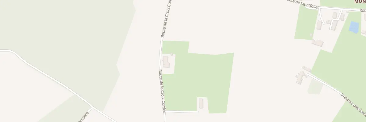 Plan du 233 Rte de la Croix Cordée à Villemotier