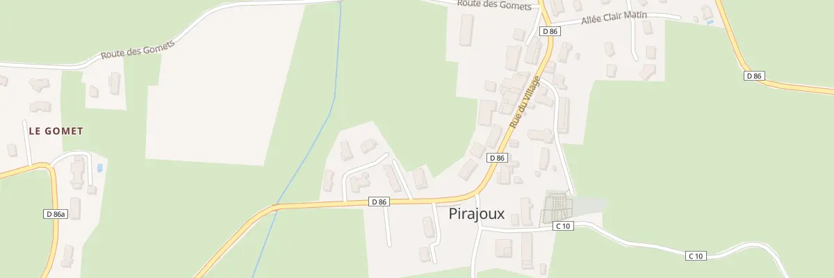 Plan du 128 All du Champ Gaillard à Pirajoux