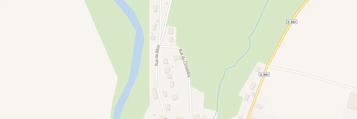 Plan du 7 Rue du Cimetière à Noiron-sur-Bèze