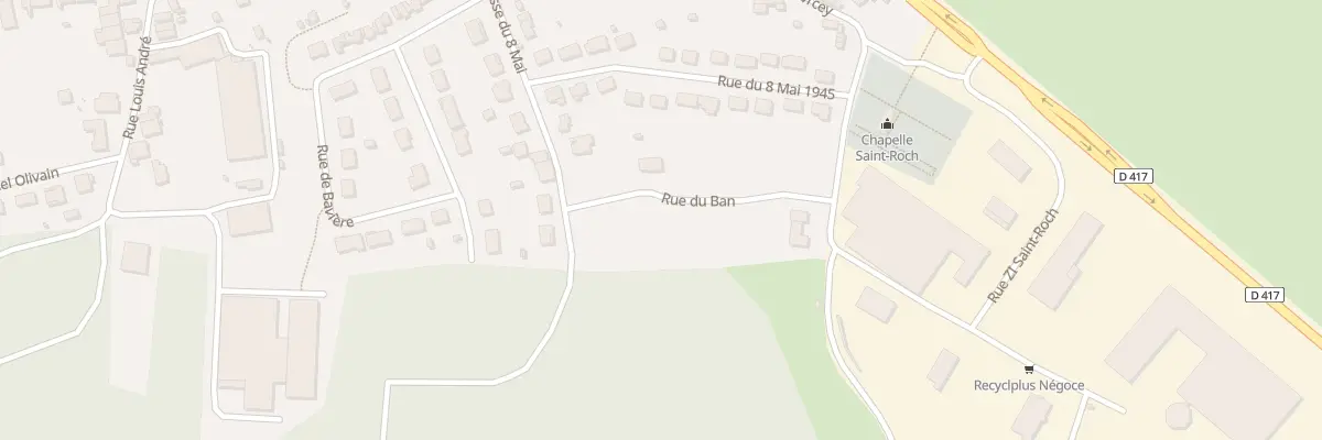 Plan du 4 Rue du Ban à Biesles
