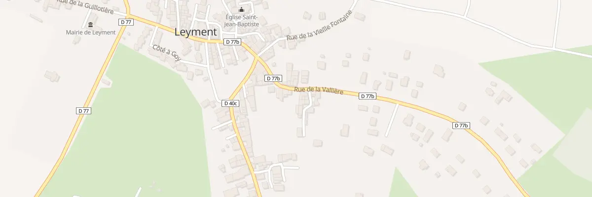 Plan du 96 Rue de Vallière à Leyment