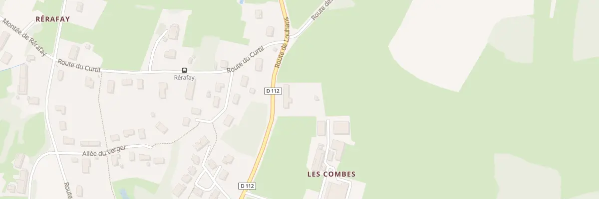 Plan du 610 Rte de Louhans à Frontenaud