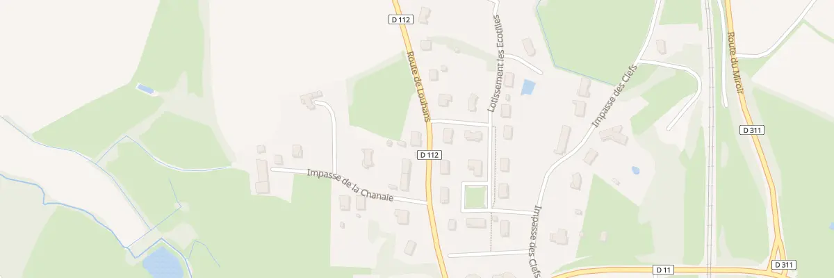 Plan du 248 Rte de Louhans à Dommartin-lès-Cuiseaux