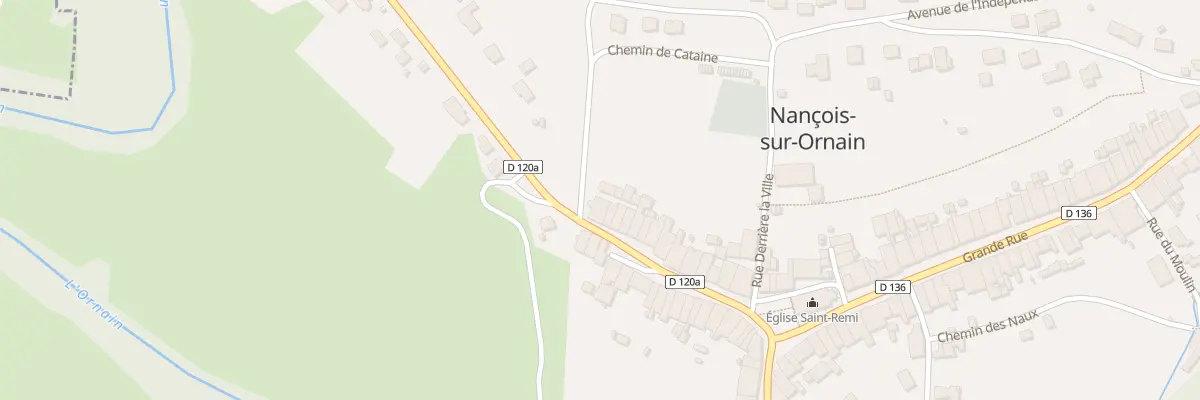 Plan du 28B Rue de la Gare à Nançois-sur-Ornain