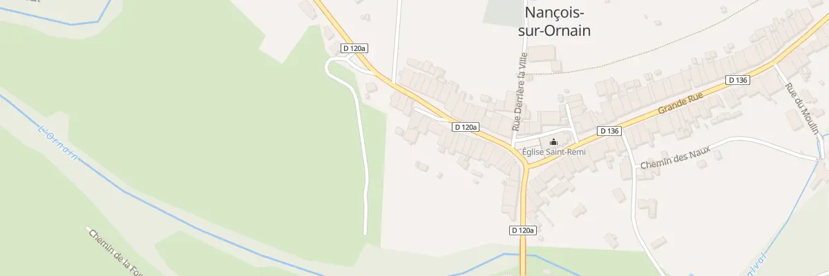 Plan du 27 Rue de la Gare à Nançois-sur-Ornain
