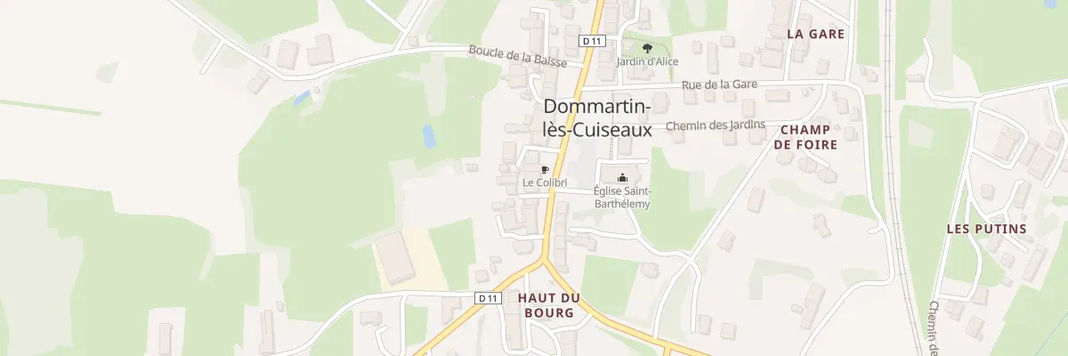 Plan du 223 Gr Grande Rue à Dommartin-lès-Cuiseaux