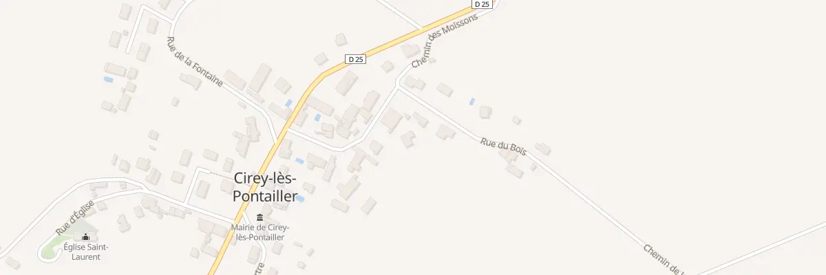Plan du 8B Rue du Bois à Cirey-lès-Pontailler